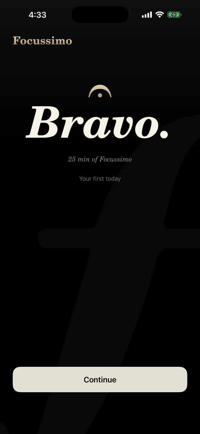 Bravo. 25 min of Focussimo