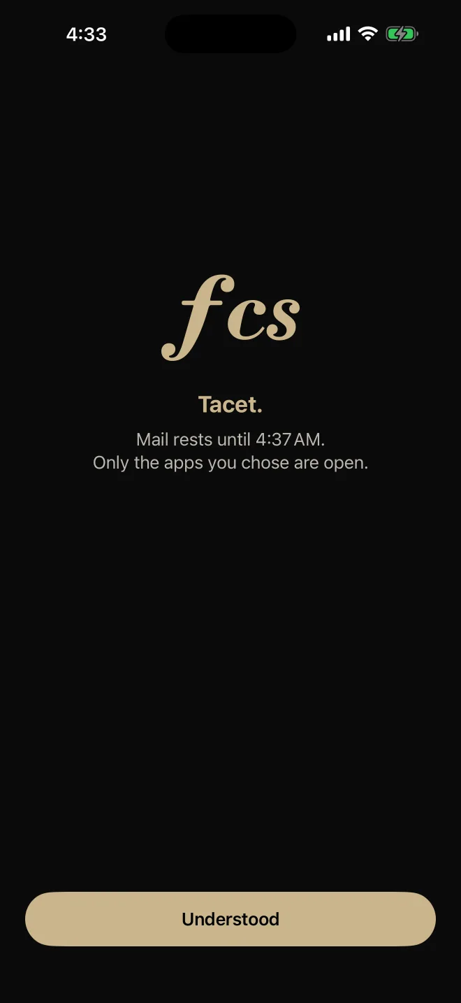 Tacet. Mail rests until 4:37 AM.